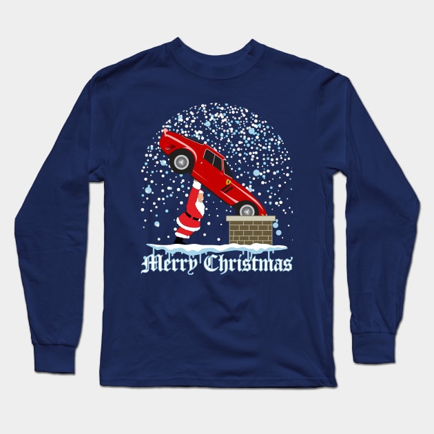 FERRARI GTO CHRISTMAS GIFT Long Sleeve T-Shirt by HSDESIGNS